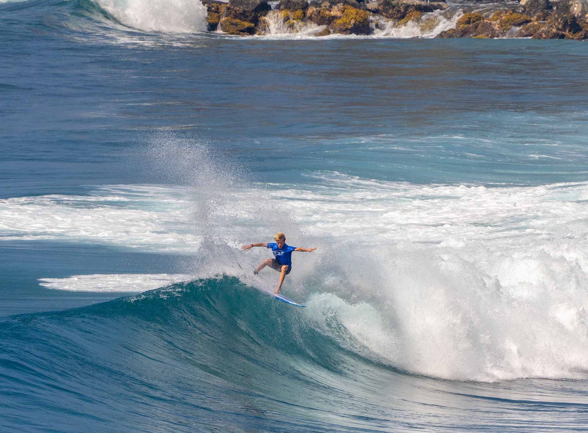 Kai_Nelson Levi Young Honolua Bay Surfing Competition 28 Feb - 1 Mar 2025