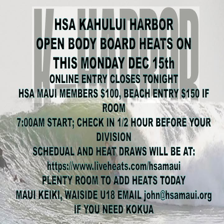 Hawaii Surfing Association Maui